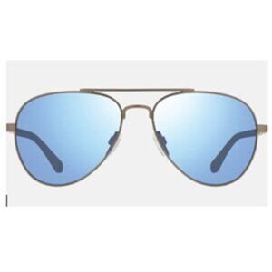 Revo | Raconteur II Aviator Sunglasses - Blue Water Lenses